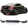 Diffuseur arriere noir brillant BMW serie 4 F32 F36 13+ (1+1)