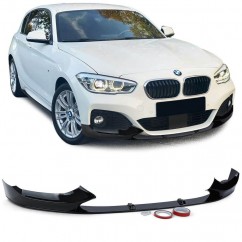 Rajout de pare choc avant Noir brillant BMW Serie 1 F20 F21 15+