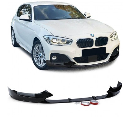 Rajout de pare choc avant Noir brillant BMW Serie 1 F20 F21 15+