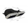2x Embouts d'echappement Noir ou chrome Mercedes W205 C205 GLE C292 W213  W222 GLC C217 14+
