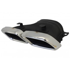2x Embouts d'echappement Noir ou chrome Mercedes W205 C205 GLE C292 W213  W222 GLC C217 14+