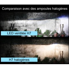 2x Ampoules LED ventilée Xenon white 6500K