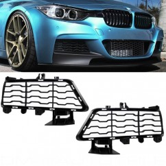 2x Grilles de pare chocs BMW serie 3 F30 F31 avec Pack M