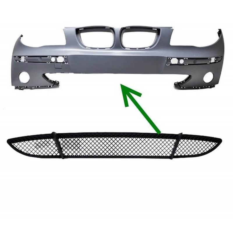 Grille de pare choc BMW serie 1 E81 E87 04-07 Grille de pare choc BMW serie 1 E81 E87 04-07