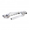 2x Sorties d'echappement double Chrome Mercedes Classe C W204 07-14