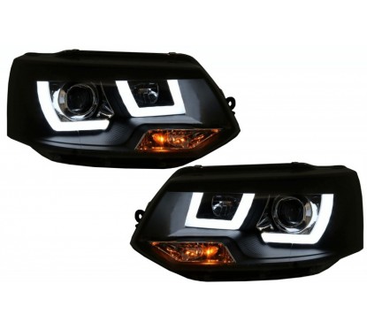 2x Phares LED Volkswagen Transporteur T5 Facelift Look Xenon 10-15