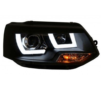 2x Phares LED adaptables sur Vw Transporteur T5 Facelift Look Xénon 10-15