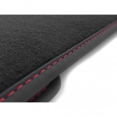 Set tapis velours noir / coutures rouge Audi A3 Sportback, berline 13+