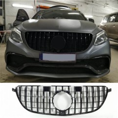 Calandre Mercedes GLE 63 AMG coupe C292 Noir brillant 15+