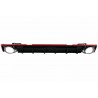 Diffuseur arriere ABS + embouts Audi A6 C8 (avec pack S-Line) Look RS6 18+