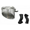 Diffuseur arriere ABS + embouts Audi A6 C8 (avec pack S-Line) Look RS6 18+