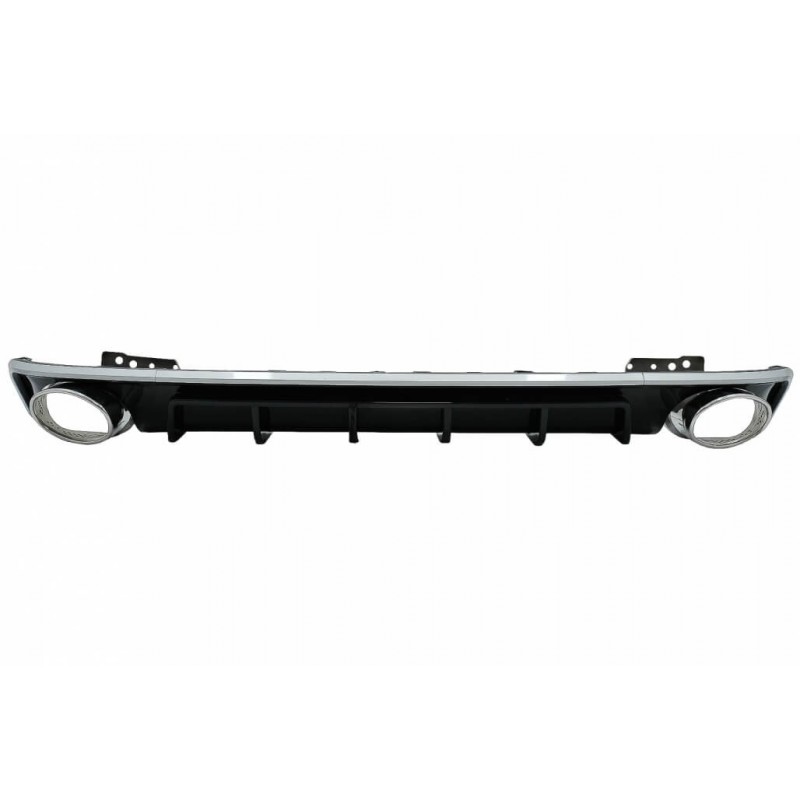 Diffuseur arriere ABS + embouts Audi A6 C8 (avec pack S-Line) Look RS6 18+