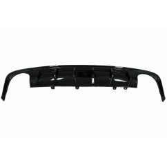 Diffuseur arriere ABS + embouts Audi A6 C8 (avec pack S-Line) Look RS6 18+