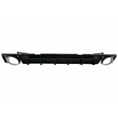 Diffuseur arriere ABS + embouts Audi A6 C8 (avec pack S-Line) Look RS6 18+
