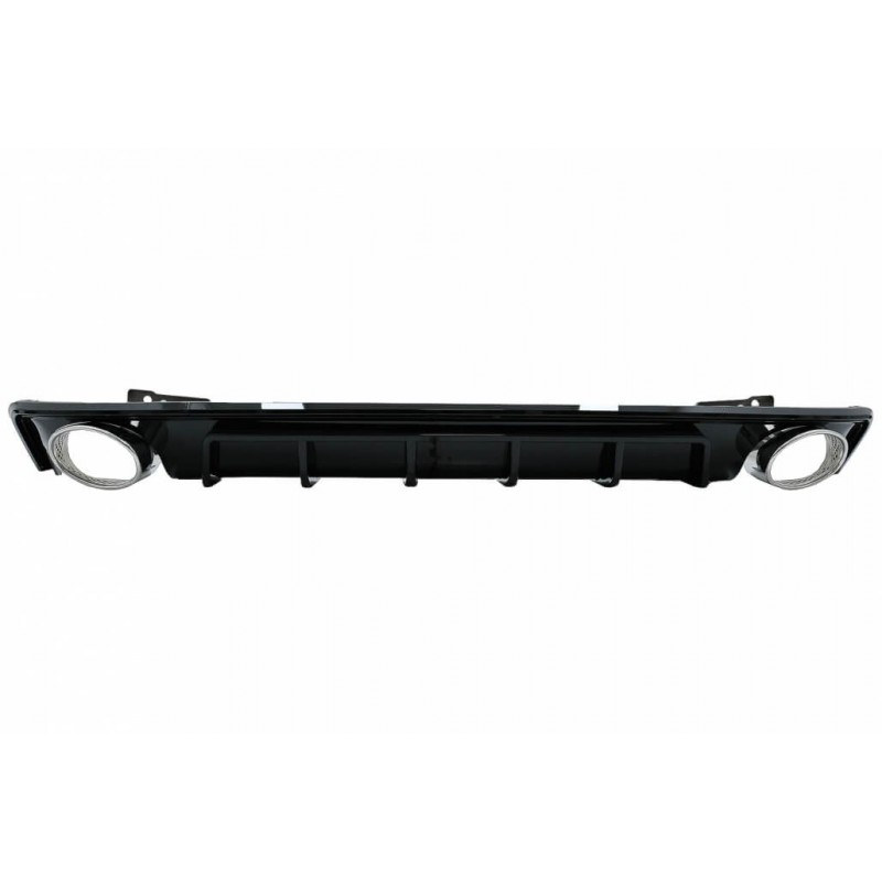 Diffuseur arriere ABS + embouts Audi A6 C8 (avec pack S-Line) Look RS6 18+