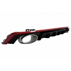 Diffuseur arriere ABS + embouts Audi A6 C8 (avec pack S-Line) Look RS6 18+