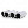 2x Sorties d'echappement double BMW Serie 5 F10 F11 Serie 6 F12 F13