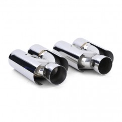 2x Sorties d'echappement double BMW Serie 5 F10 F11 Serie 6 F12 F13