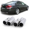 2x Sorties d'echappement double BMW Serie 5 F10 F11 Serie 6 F12 F13