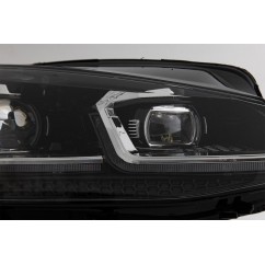 2x Phares LED adaptables sur Golf VII 7.5 Facelift Look R-Line ou GTI 17+