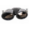 2x Embouts d'echappements Noir Mercedes Classe A, CLA, GLA, GLB Look 45 S 18+