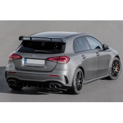 2x Embouts d'echappements Noir Mercedes Classe A, CLA, GLA, GLB Look 45 S 18+