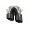 2x Embouts d'echappements Noir Mercedes Classe A, CLA, GLA, GLB Look 45 S 18+