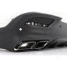 Diffuseur + sorties d'echappements Noir Mercedes GLE Coupe C292 Look 63 AMG Noir 15-19 (avec Pack AMG)