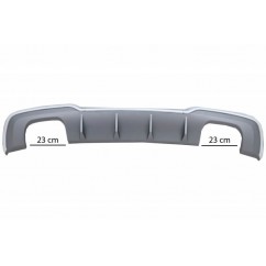 Diffuseur arriere Audi A3 8V Coupé / Sportback Facelift (avec Pack S-Line) Look S3 16-19 (2+2)