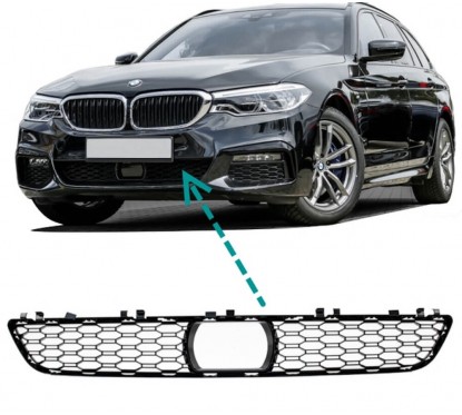 Grille de pare choc BMW serie 5 G30 G31 (avec Pack M) 17+