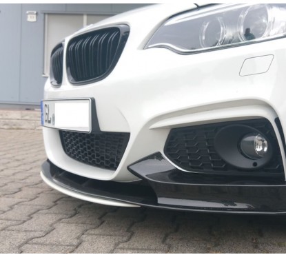 2x Grilles de Calandre BMW Serie 2 F22 F23 M Performance Noir Mat (13-19)