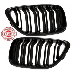 2x Grilles de Calandre BMW Serie 2 F22 F23 Noir brillant M Mat (13-19)