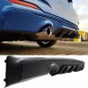Diffuseur arrière BMW Serie 2 F22 F23 Look M2 13+ (sortie 1+1)