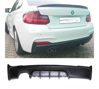 Diffuseur arrière BMW Serie 2 F22 F23 Look M Performance 13+ (sortie 2)