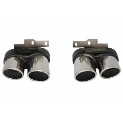 Diffuseur arriere ABS + embouts Audi A6 C8 (avec pack S-Line) Look S6 18+