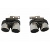Diffuseur arriere ABS + embouts Audi A6 C8 (avec pack S-Line) Look S6 18+
