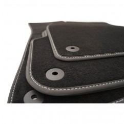 Set tapis velours noir Audi A3 8P qualité OEM 04-12