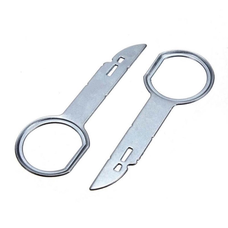 2x Clefs d'extraction autoradio Audi