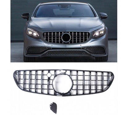 Calandre Panamericana AMG Noir et chrome Mercedes Classe S C217 63/65 AMG (15-17)