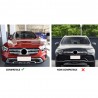 Calandre Mercedes GLC coupe noir brillant / chrome facelift