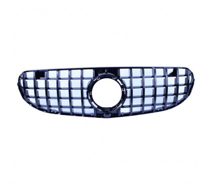 Calandre Mercedes GLC Facelift Panamericana SANS PACK AMG noir brillant (19-20)