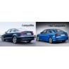 Diffuseur + échappements Audi A3 8V Berline / Cabriolet (Sans Pack S-Line) Look RS3 (16-19)