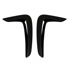 2x Rajouts de prises d'air latérales noirs laqués BMW Serie 4 F32, F33, F36
