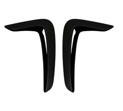 2x Rajouts de prises d'air latérales noirs brillants BMW Série 4 F32, F33, F36
