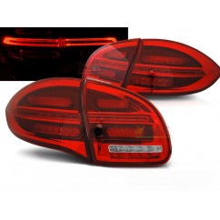 2x Feux arrieres LED clignotants dynamiques Red Porsche Cayenne 10-14
