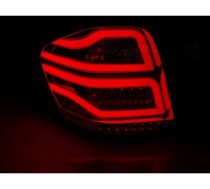 2x Feux arrieres Full LED rouge fumé Mercedes ML W164 05-08