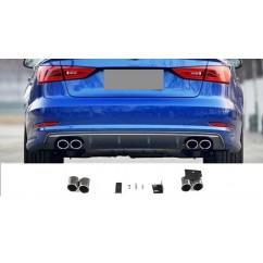 2x embouts d'echappements Audi A3 8V 13+