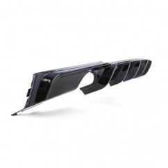 Diffuseur arrière noir brillant BMW série 3 F30 F31 look M Performance 11+ (1sortie gauche - 1 droite)