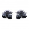 2x Embouts d'echappement Noir Mercedes Classe E W213 16+