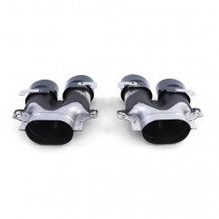 2x Embouts d'echappement Noir Mercedes Classe E W213 16+